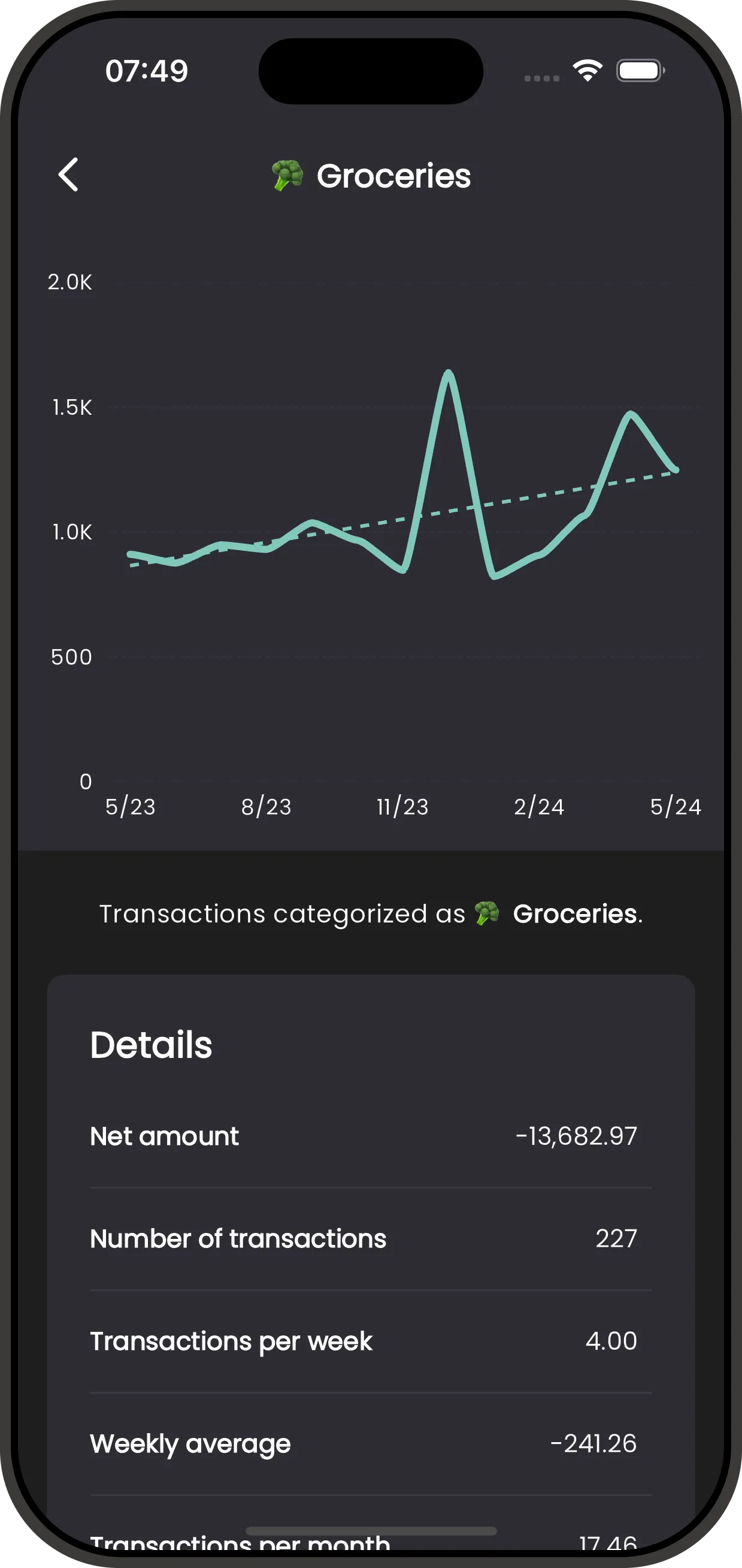 Lumy Spend Tracker